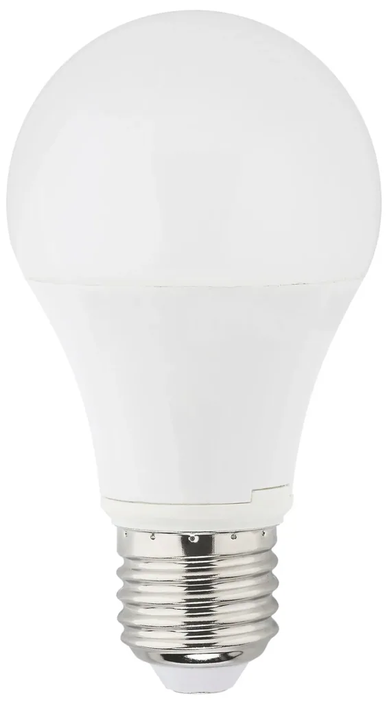 LED bulb in light bulb shape, 9 watts, E27, warm white, 3 pieces + 1 piece FREE