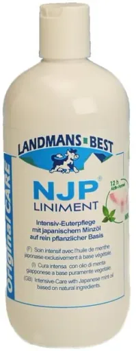 Udder care product NJP Liniment 500 ml bottle