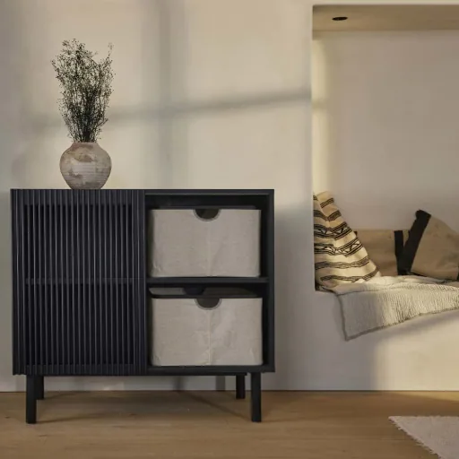 Quax HAI NO KI Commode frêne noir