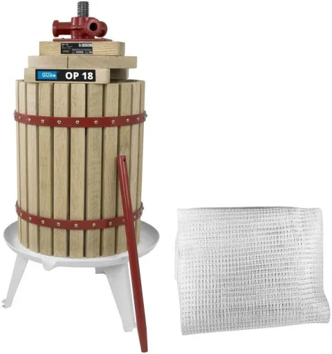 Pressoir à fruits OP 18, 18 litres, à entraînement mécanique