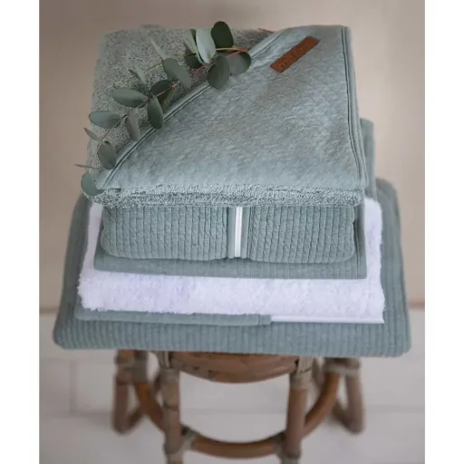 Little Dutch Sac de couchage été uni menthe "Pure Mint, Taille: 90 cm