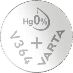 Silver oxide button cell V364 / SR60, 1.55 Volt - 1 piece