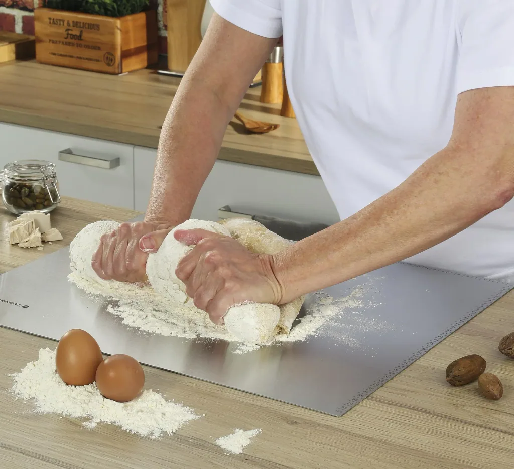 Kitchen worktop, stainless steel, 50 x 40 cm