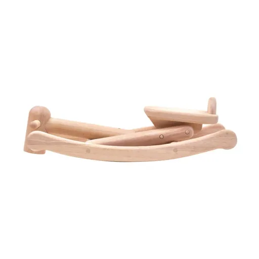 Plan Toys Cheval à bascule pliable bois naturel