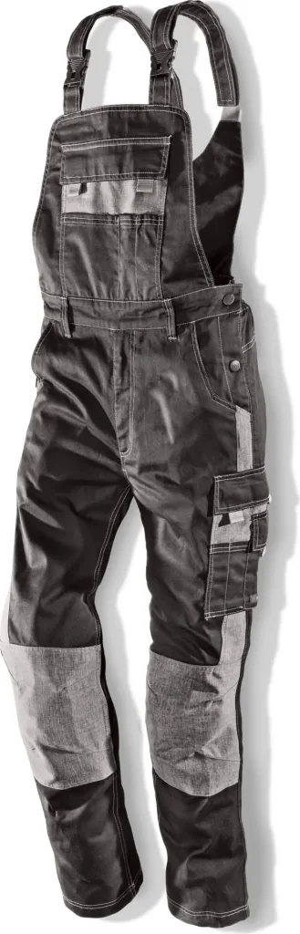 NITRO work dungarees, black-grey, size M