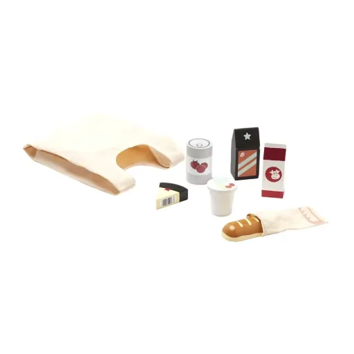 Kids Concept Aliments en bois avec sac en tissu