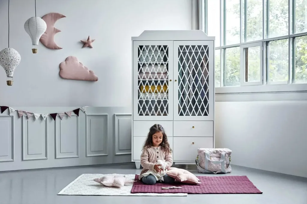 Cam Cam Arlequin Armoire 2 portes blanc
