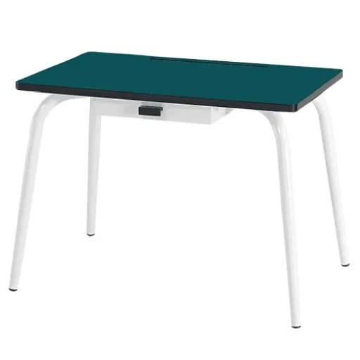 Gambettes Table d'enfant/bureau Romy bleu vert
