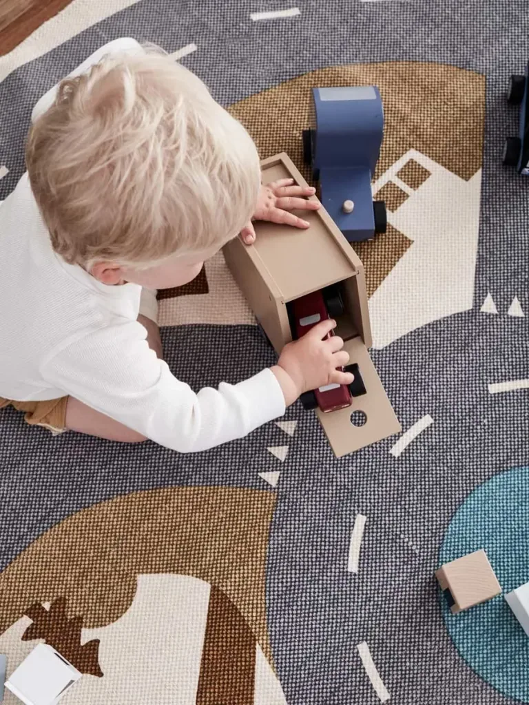 Kids Concept Tapis de jeu Ville Coton