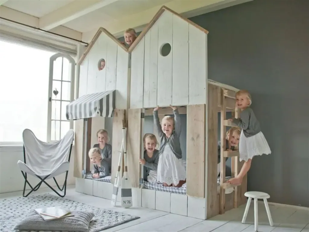 Dutchwood Lit superposé maison de plage