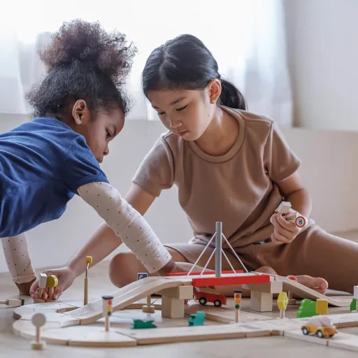 Plan Toys Système de route en bois