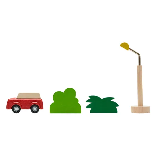 Plan Toys Système de route en bois