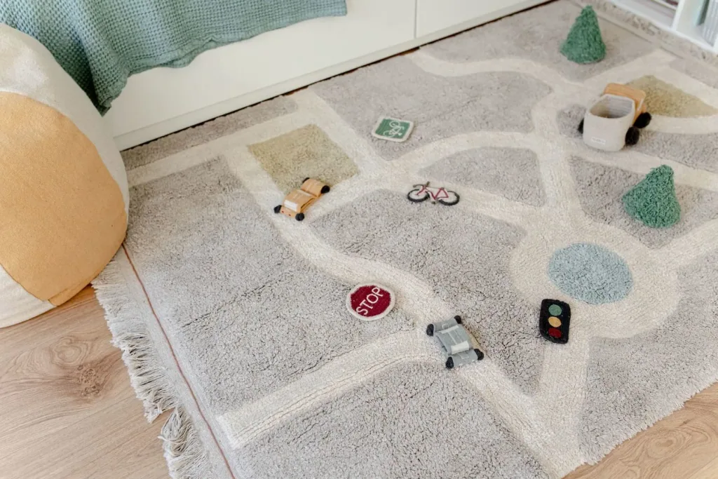 Lorena Canals Tapis lavable, tapis de jeu - Ecocity, 120 x 170 cm