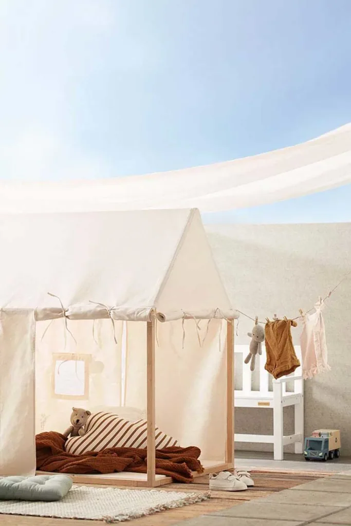 Kids Concept Enfants cabane en bois nature