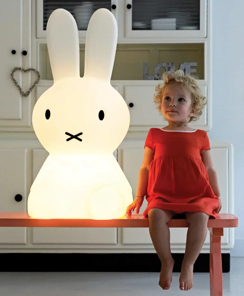 Mr Maria lampe Miffy XL blanc