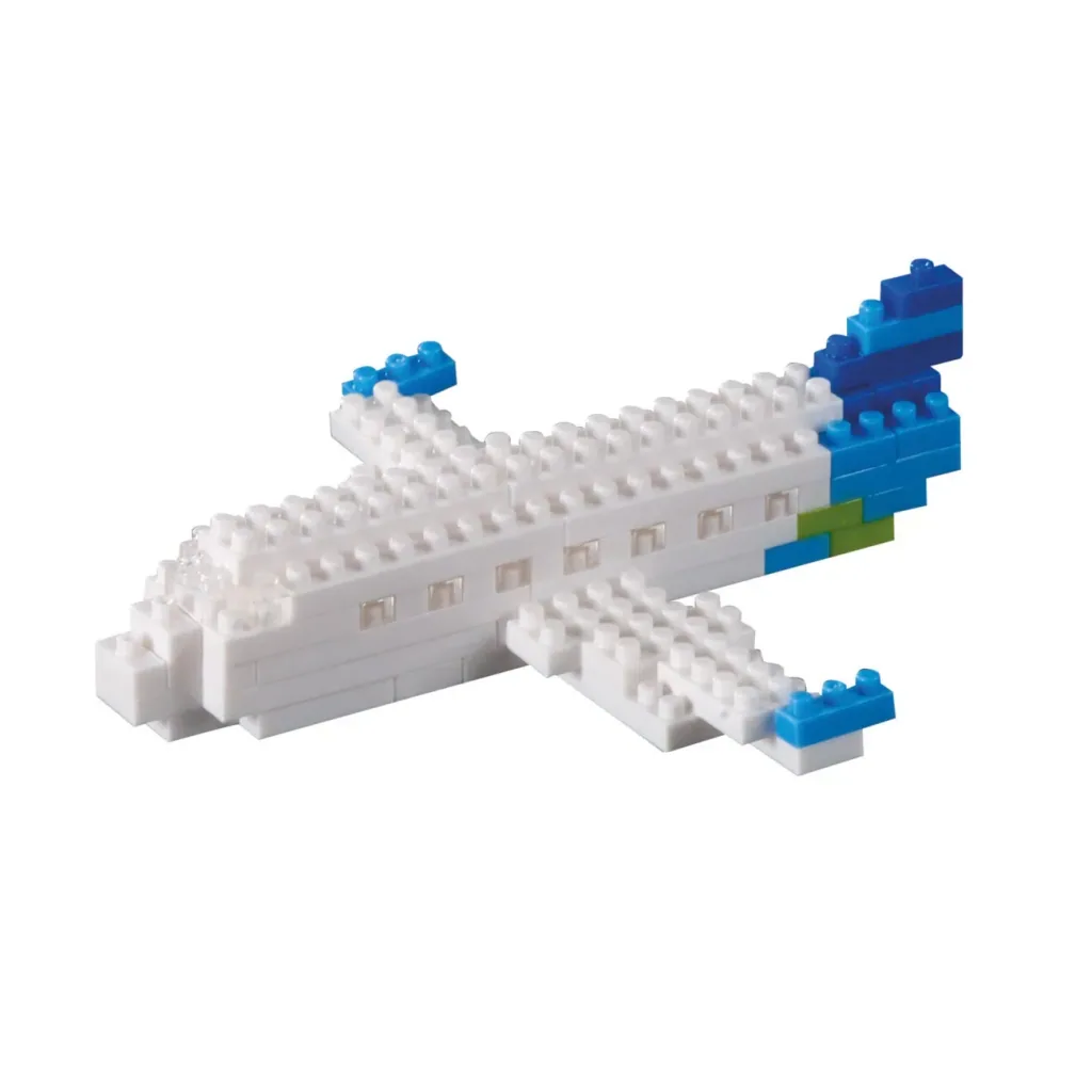 Idena, mini briques de construction carte postale - jouets pour enfants et projets créatifs, type: Avion