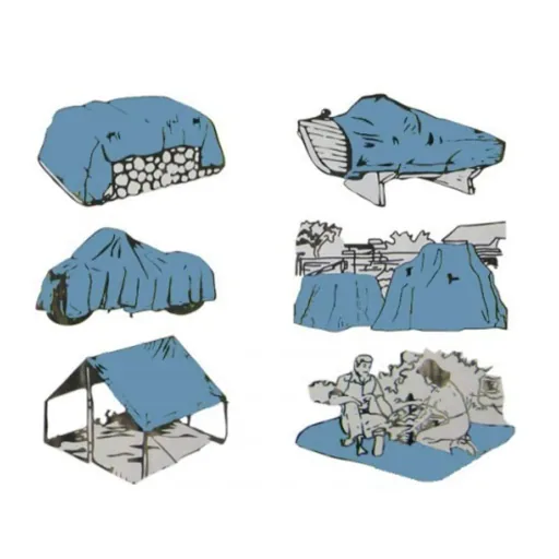 Bâche de protection, 280 g/m², 3x5m (15m²), bâche étanche, verte, résistante et imperméable