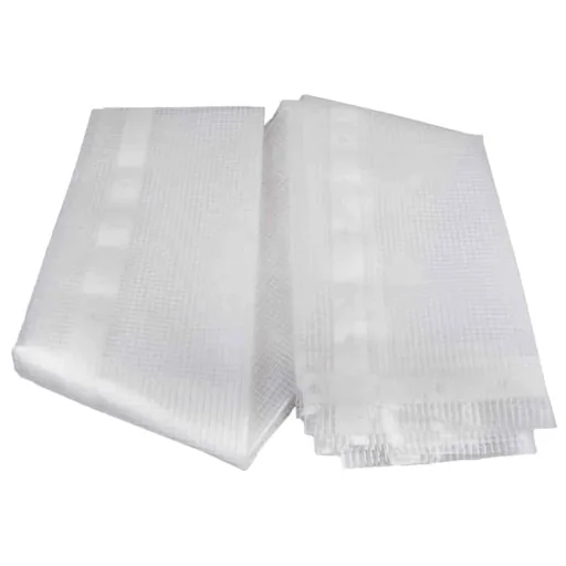 Bâches en filet - Bâche transparente 8 x 12 (96m²)