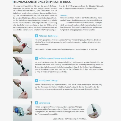 Raccord Pressfitting Multicouche 32mm, Té Réduit pour Eau Potable