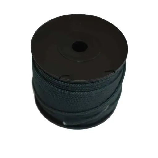 Corde Polypropylène Tressée 2,5mm 85m Noir/Vert
