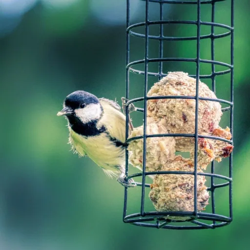 Boules de graisse pour oiseaux, 200 x ca.90 grammes sans filet, nourriture oiseaux jardin