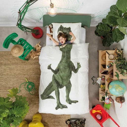 Snurk Parure de lit Dinosaure 135 x 200