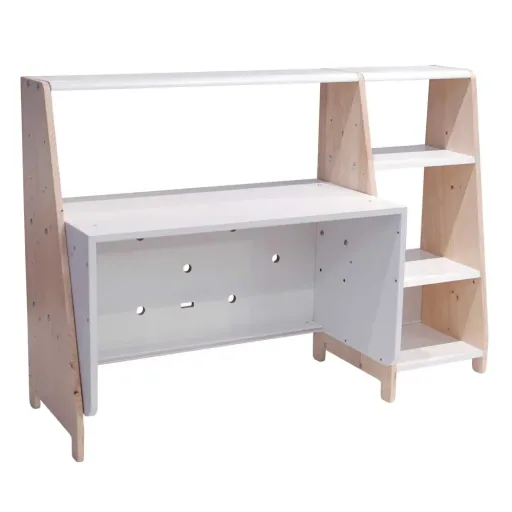 Mathy by Bols "Asymetry" Lit d'appoint bébé transformable en bureau avec 1 étagère