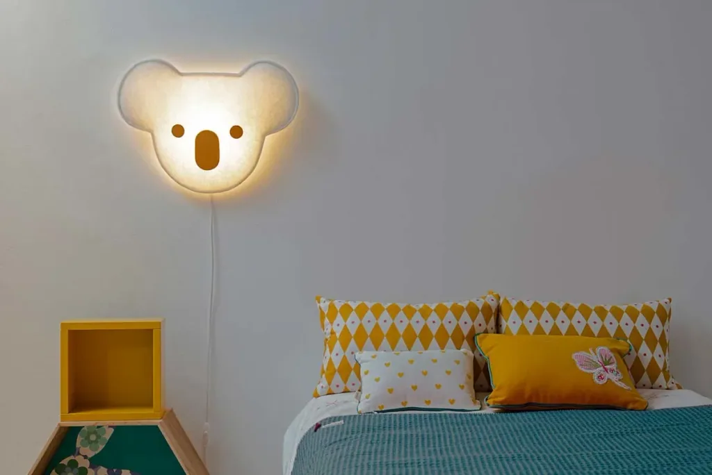Buokids Soft Applique Koala Ours moutarde jaune
