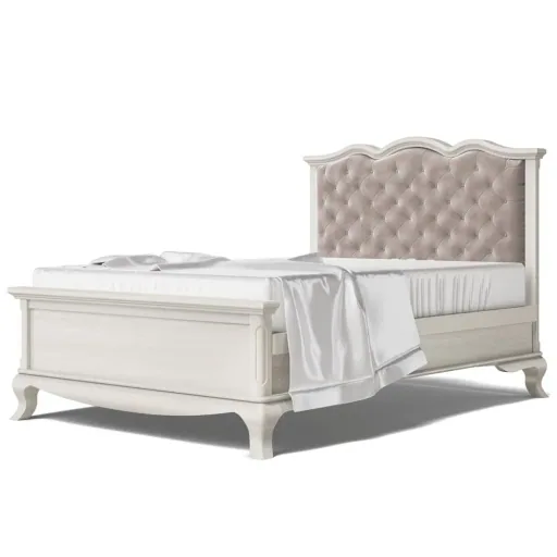 Romina Cleopatra Lit enfant tête de lit rembourrée 140 cm
