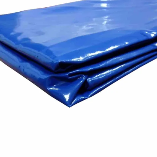 Bâche PVC 650g/m² Bleue 5x8m (40m²) - Étanche et Ultra-Résistante