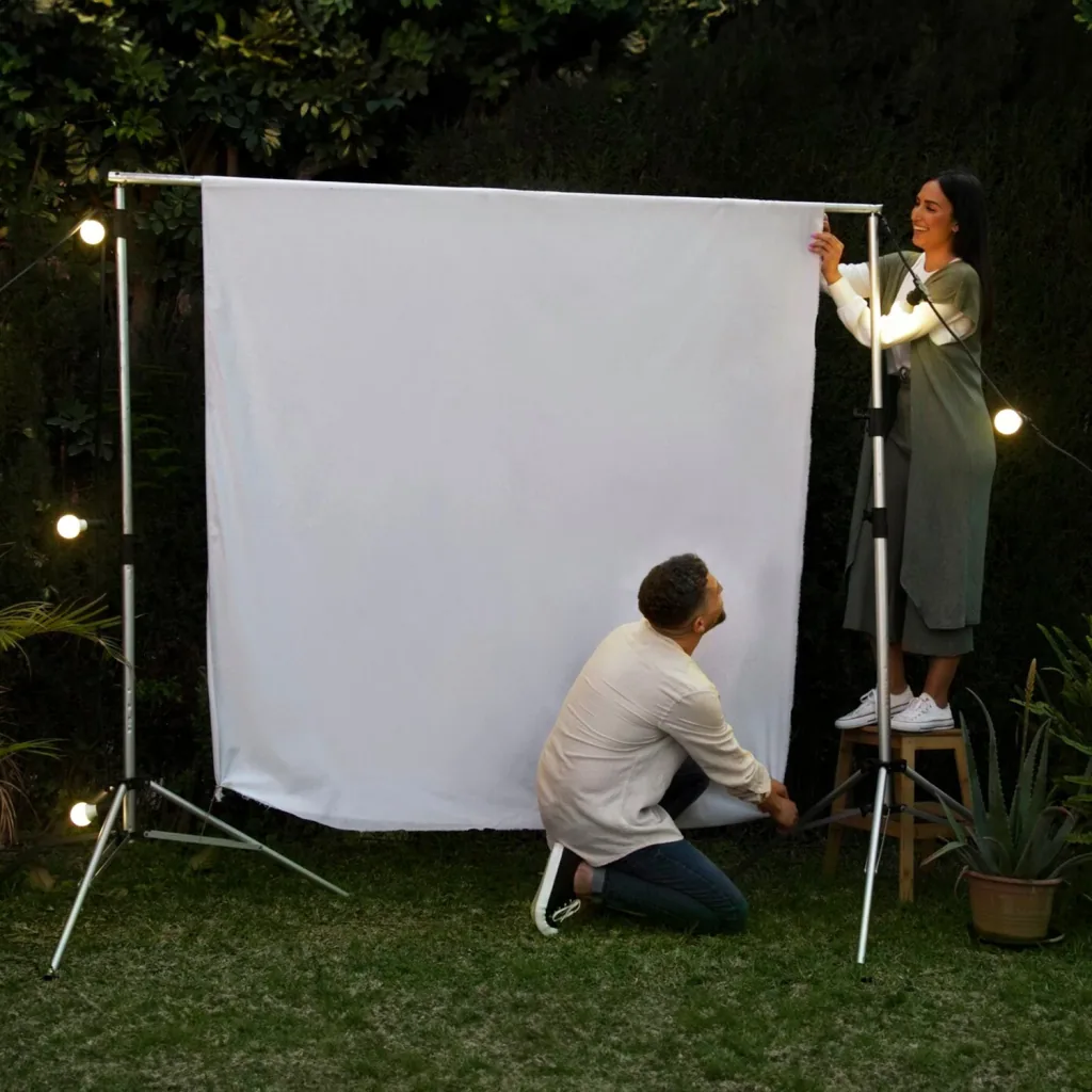 blanc 650 g/m² PVC 4 x 8m (32m²) Bâche