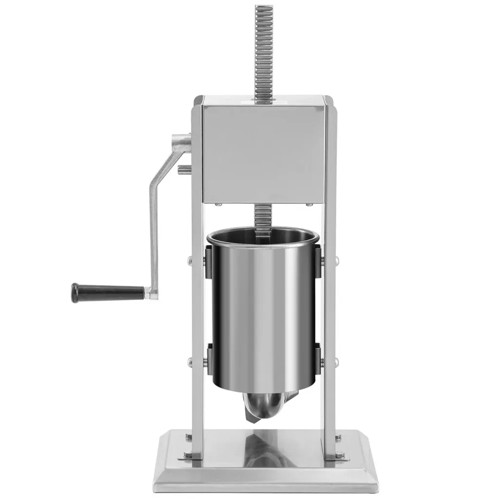 Machine à saucisses, Poussoir à saucisses manuel 3L, acier inoxydable
