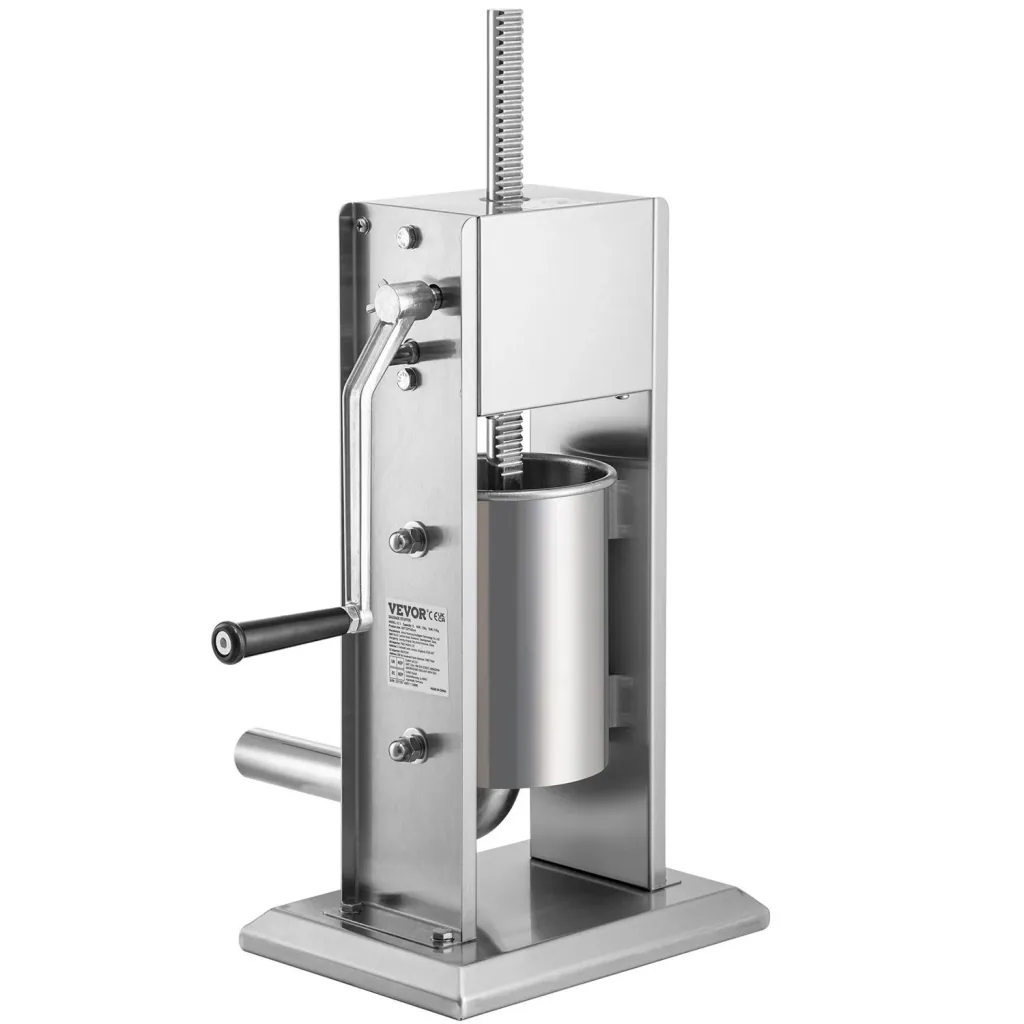 Machine à saucisses, Poussoir à saucisses manuel 3L, acier inoxydable