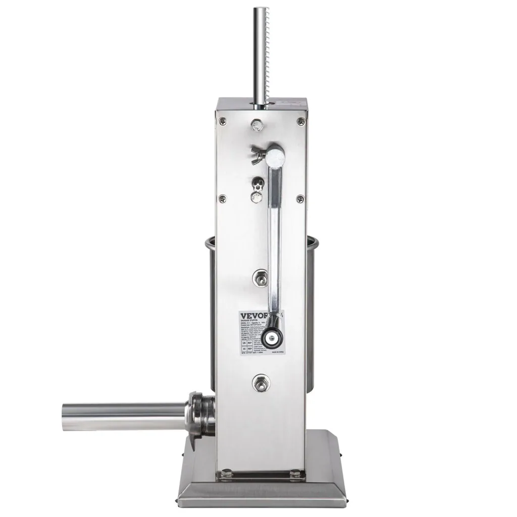 Machine à saucisses, Poussoir à saucisses manuel 3L, acier inoxydable