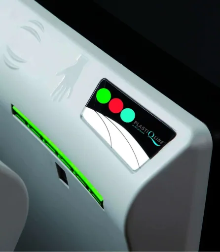 Sèche main automatique - PQ14, Avec protection antibactérienne Biocote®., Couleur: Aspect acier inoxydable