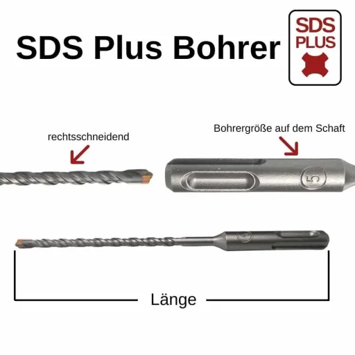 Foret Béton SDS Plus 12mm, 4 Taillants - Performance et Précision