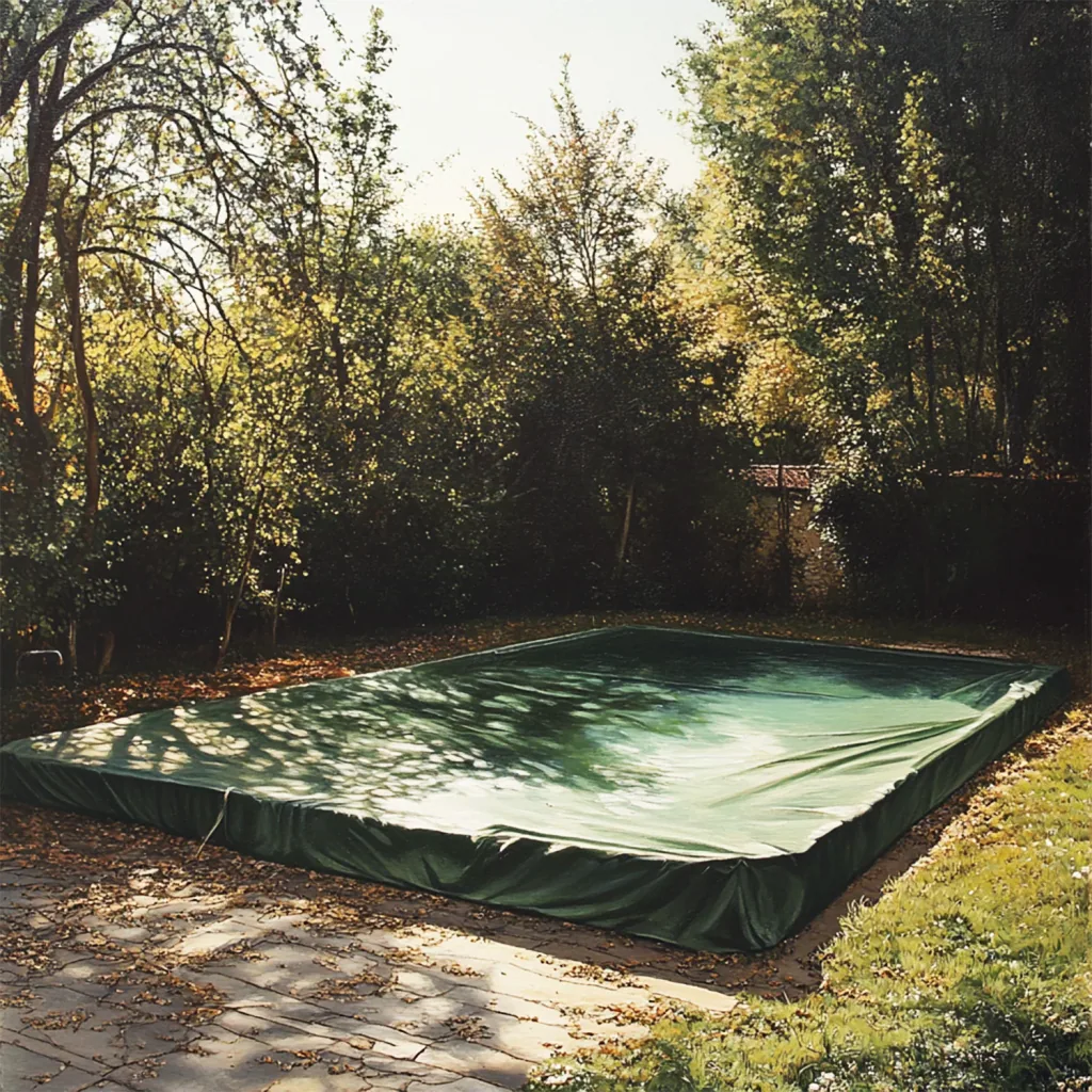 Bâche de protection, 280g/m², bâche étanche, verte et résistante, 4 x 7m (28m²)