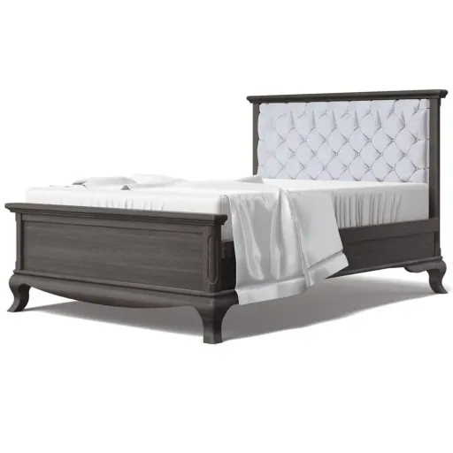 Romina Antonio Lit double Tête de lit rembourrée