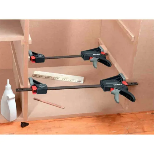 Serre-joint à Serrage Rapide 450mm, Pince de Serrage et d'Écartement