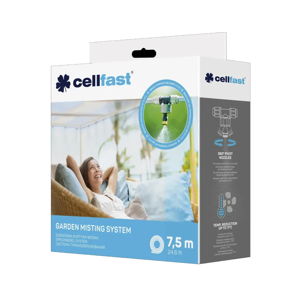 Système de Brumisation 7,5m pour Jardin & Terrasse
