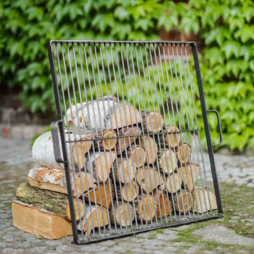 Grill pour Brasero 80 cm, Acier, 58x58cm, Boni-Shop