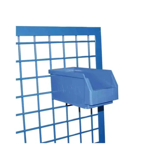 Boîte de Rangement Bleue, Petite et Empilable