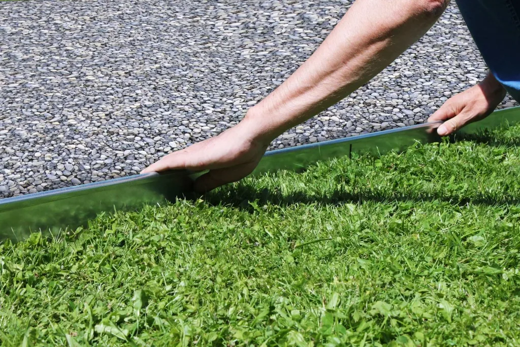Bordure de Jardin en métal 13,5 cm x 120 cm | Bordure Jardin | Bordures de Jardin, couleur: non coloré