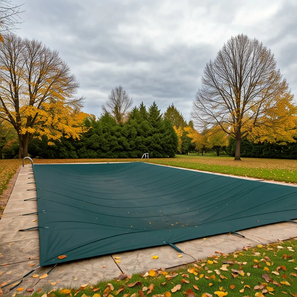 Bâche de Protection 4x8m Verte 210g/m² (32m²) - Étanche, Anti-UV