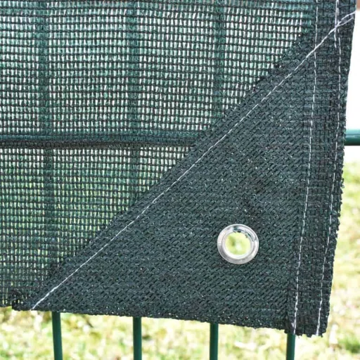 Filet Brise-Vue Chantier Vert 1,80m x 3,45m - Protection et Intimité