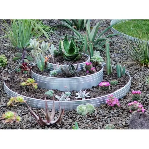 Bordure de Jardin en aluminium ultra solide  Hauteur: 10-14-24 cm, Longueur: 1-30 m | Bordure Jardin | Bordures de Jardin, Large: 24 cm; Foule: 15