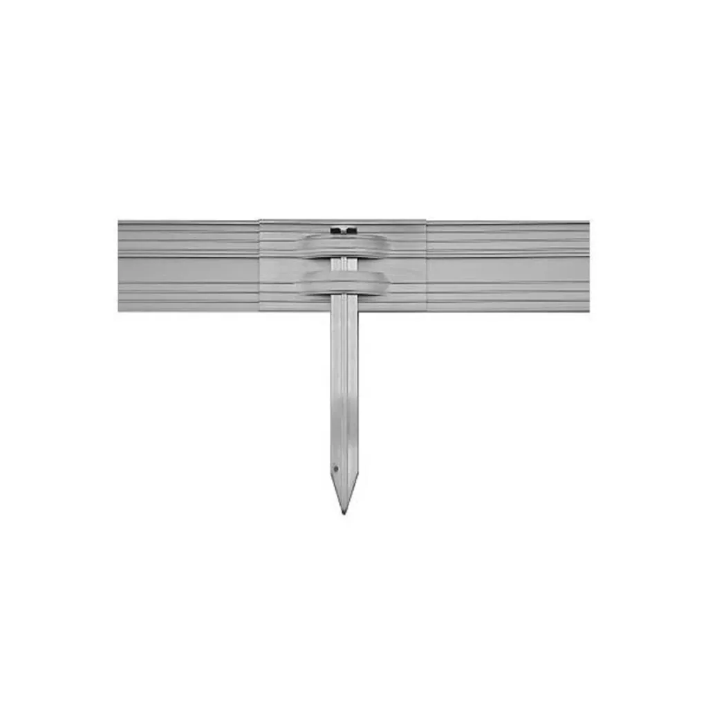 Bordure de Jardin en aluminium ultra solide  Hauteur: 10-14-24 cm, Longueur: 1-30 m | Bordure Jardin | Bordures de Jardin, Large: 24 cm; Foule: 15