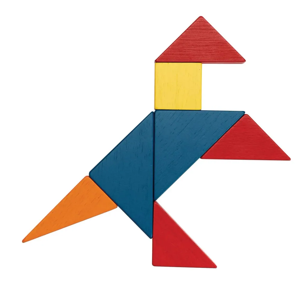 Plan Toys - Blocs de construction en bois - Geo Blocks Unit Link