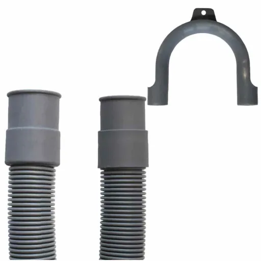 Kit de Raccordement Tuyau Machine à Laver 1,5m avec Aquastop