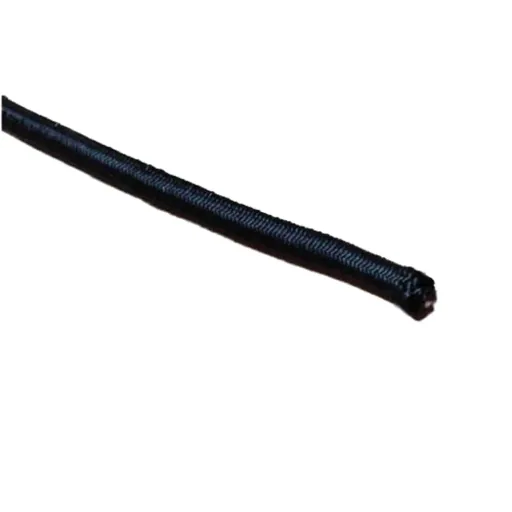 Corde Élastique Noire 10mm x 5m - Sandow de Bâche Robuste